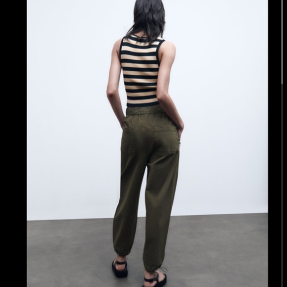 ZIPPERED RELAXED PANTS - Picture 5 of 7